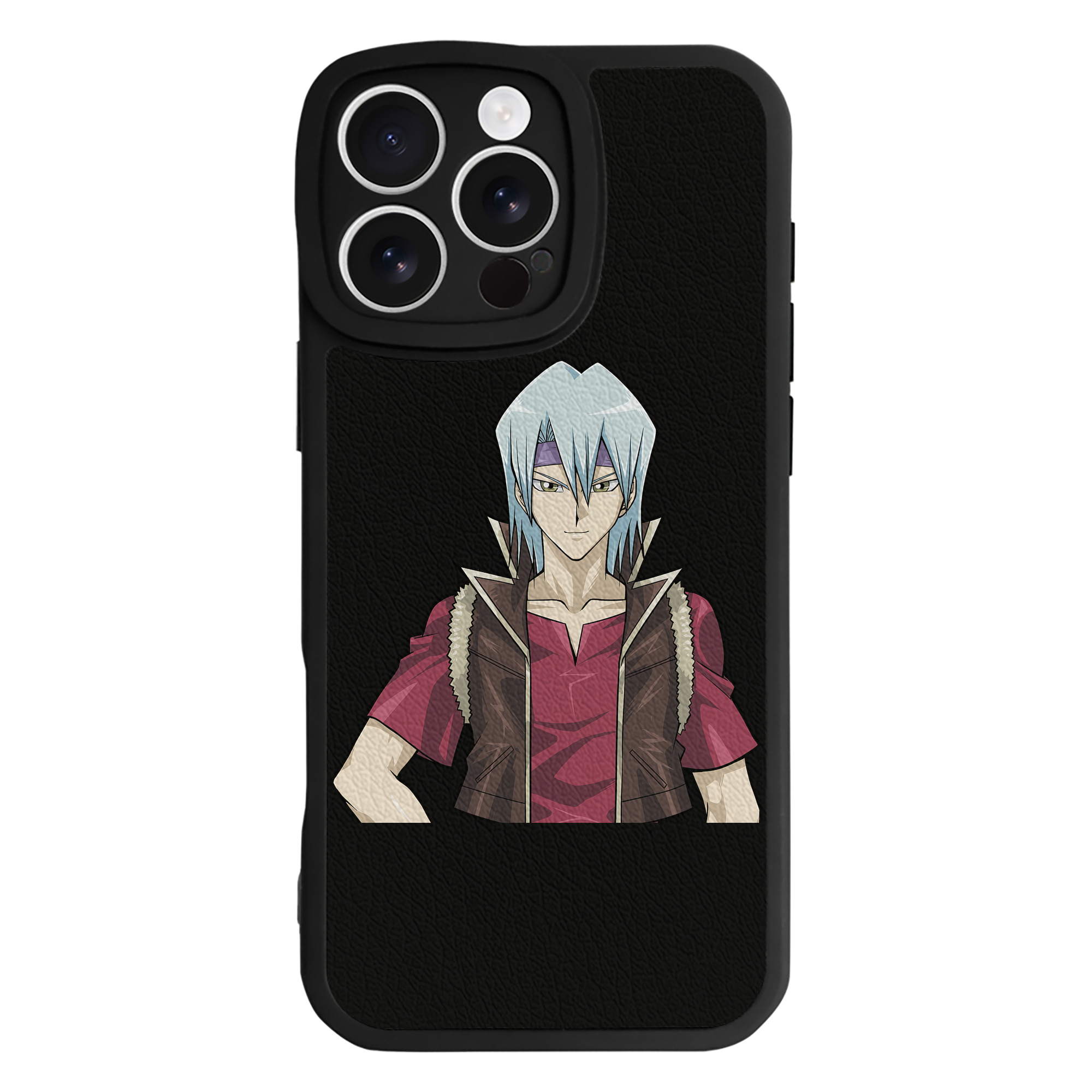 （画像用） 遊☆戯☆王 Yu-Gi-Oh! 【iPhone 16シリーズ対応】シリコンスマホケース（レザー調） 材質：シリコン